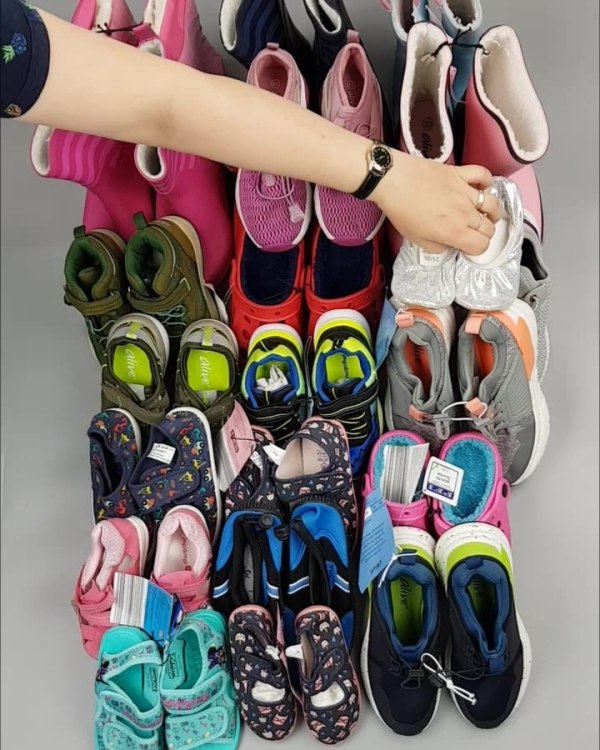 Фотография  154 - Обувь ALDI дети лето#10 кг, ЛОТ №4453 оптом в Орле и Орловской области