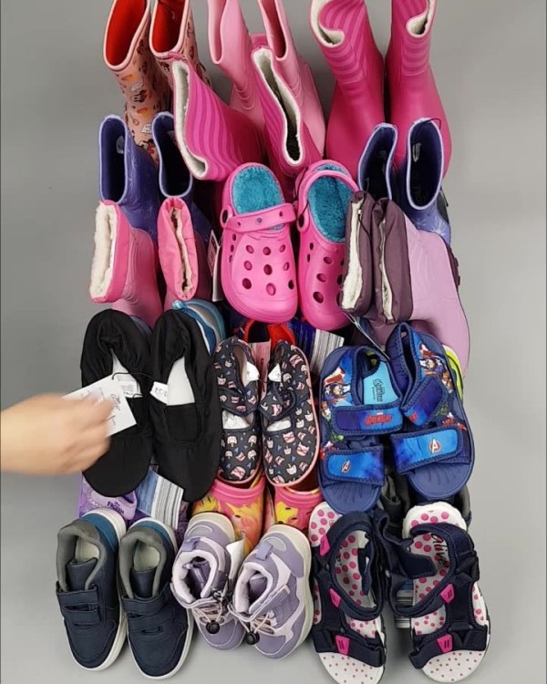 Фотография  670 - Обувь ALDI дети лето#10 кг, ЛОТ №4454 оптом в Орле и Орловской области