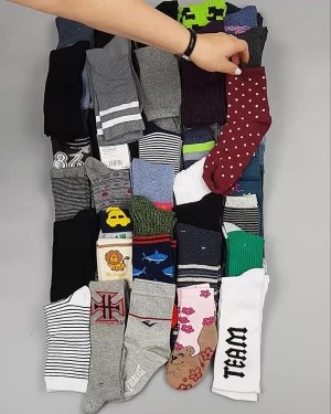 Фотография  449 - Носки дети СТОК зима#5 кг, ЛОТ №4870 оптом в Орле и Орловской области