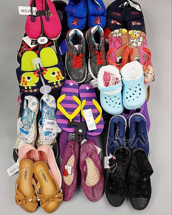 Фотография  670 - Обувь детская СТОК Summer#7,85 кг, ЛОТ №6196 оптом в Орле и Орловской области