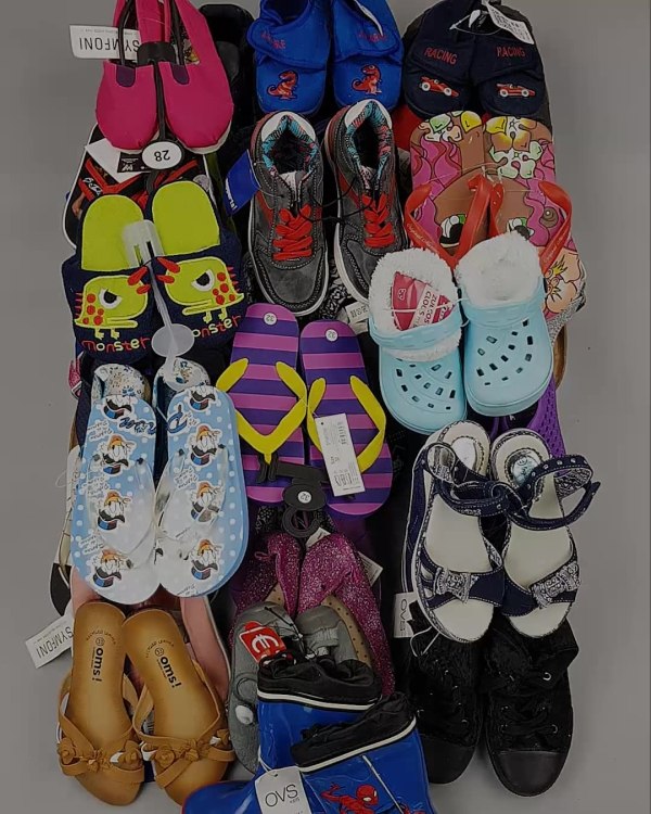 Фотография  842 - Обувь детская СТОК Summer#7,85 кг, ЛОТ №6196 оптом в Орле и Орловской области