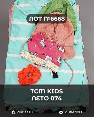 Купить TCM Kids лето 074#7 кг, ЛОТ №6668 оптом в Орле и Орловской области