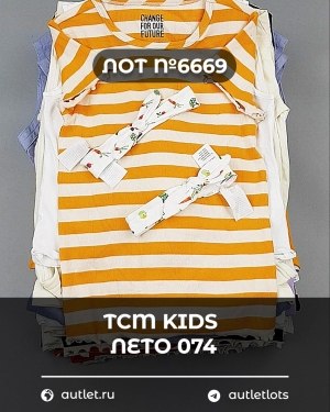 Купить TCM Kids лето 074#7 кг, ЛОТ №6669 оптом в Орле и Орловской области