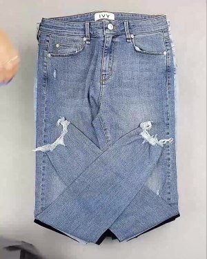 Фотография 762 - Джинсы женские Дания#10 кг, ЛОТ №6764 оптом в Орле и Орловской области