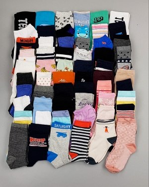 Купить Носки дети СТОК лето#5 кг, ЛОТ №6993 оптом в Орле и Орловской области