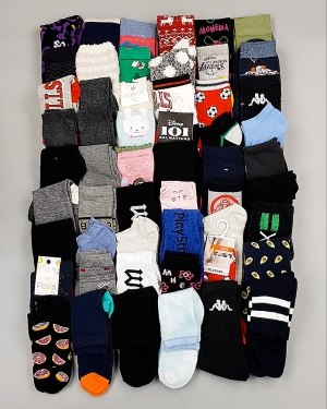 Купить Носки дети СТОК зима#5 кг, ЛОТ №6988 оптом в Орле и Орловской области