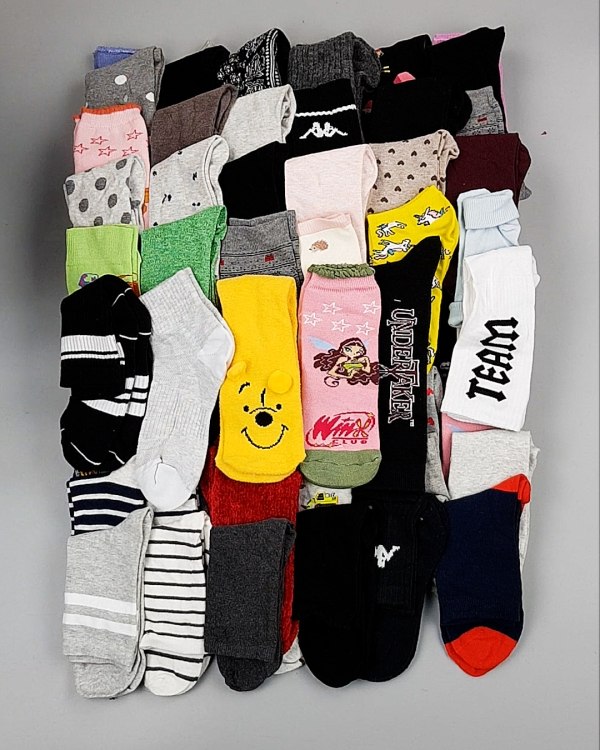 Фотография  876 - Носки дети СТОК зима#5 кг, ЛОТ №6989 оптом в Орле и Орловской области