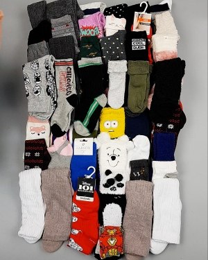 Фотография  606 - Носки дети СТОК зима#5 кг, ЛОТ №6986 оптом в Орле и Орловской области