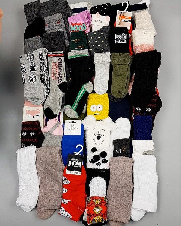 Фотография  300 - Носки дети СТОК зима#5 кг, ЛОТ №6986 оптом в Орле и Орловской области