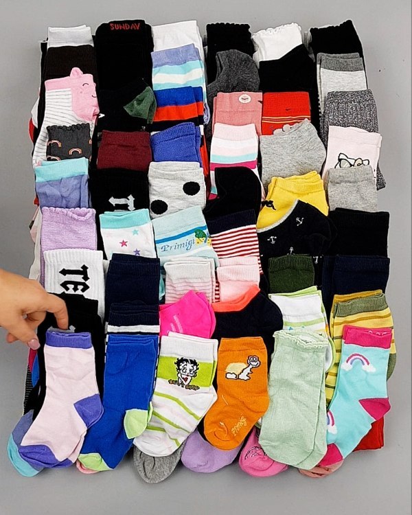 Фотография  873 - Носки дети СТОК лето#5 кг, ЛОТ №6993 оптом в Орле и Орловской области