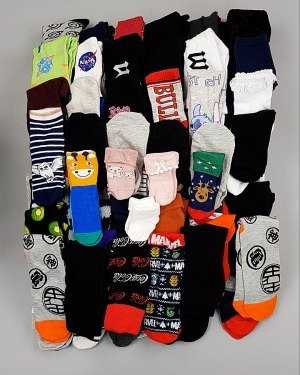 Фотография  531 - Носки дети СТОК зима#5 кг, ЛОТ №6989 оптом в Орле и Орловской области