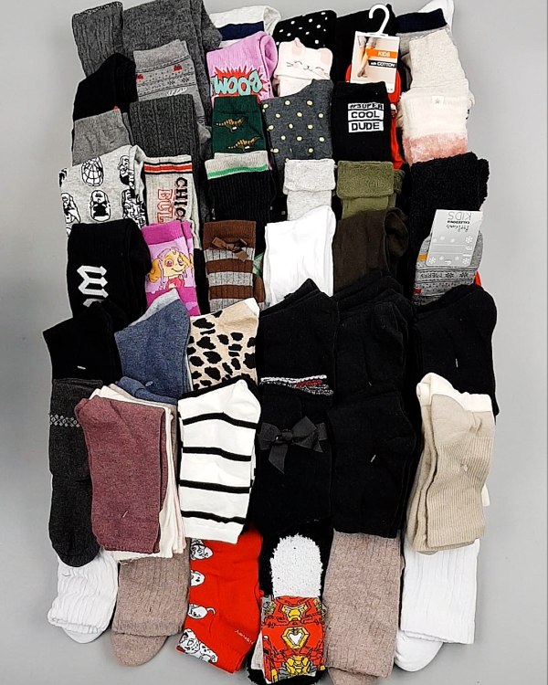 Фотография  727 - Носки дети СТОК зима#5 кг, ЛОТ №6986 оптом в Орле и Орловской области