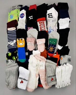 Фотография  102 - Носки дети СТОК зима#5 кг, ЛОТ №6989 оптом в Орле и Орловской области