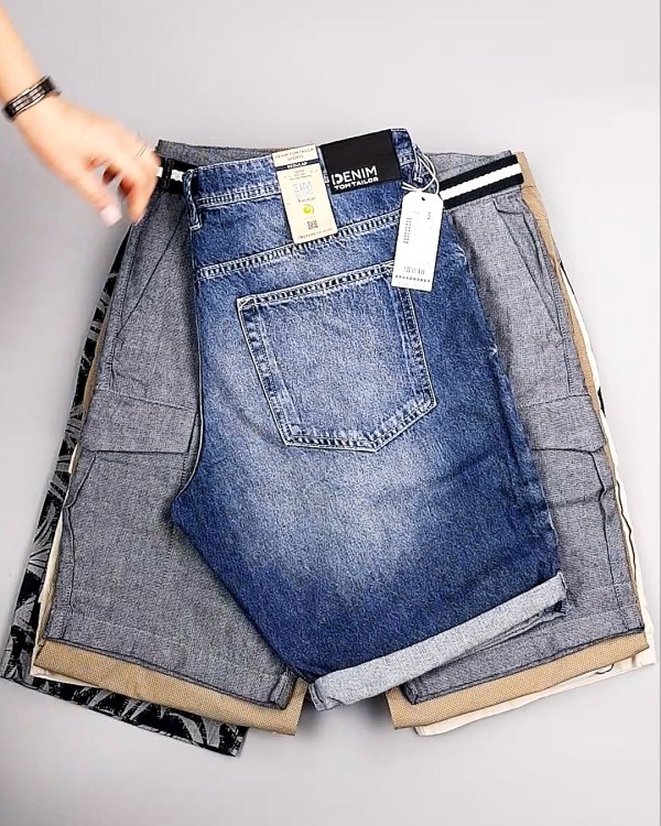 Фотография  605 - Шорты мужские TOM TAILOR 124#3,75 кг, ЛОТ №7601 оптом в Орле и Орловской области