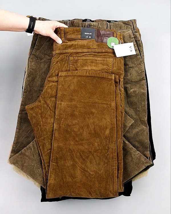 Фотография  278 - Брюки вельветовые м/ж C&A 025#10 кг, ЛОТ №8031 оптом в Орле и Орловской области