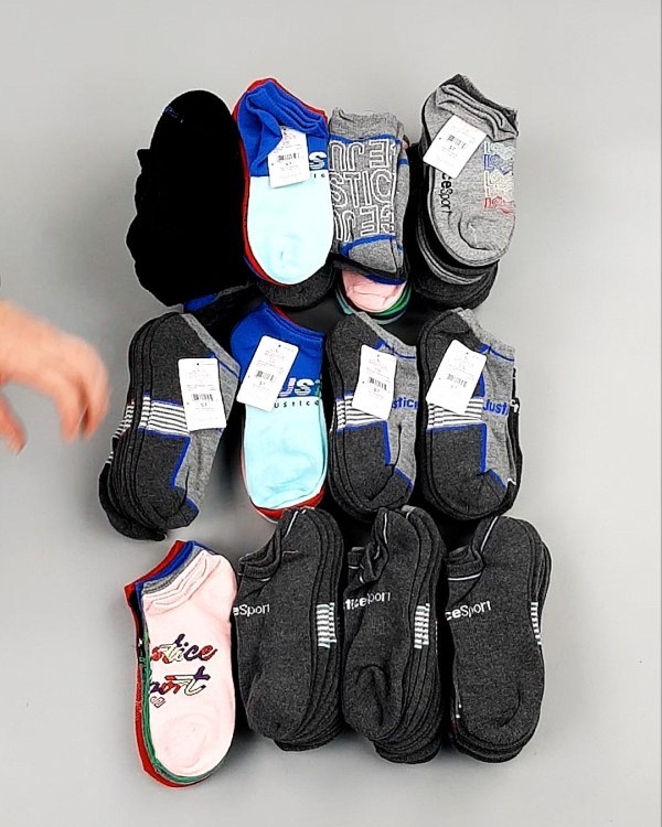 Фотография  610 - Носки дети лето CAN 084#5 кг, ЛОТ №8001 оптом в Орле и Орловской области