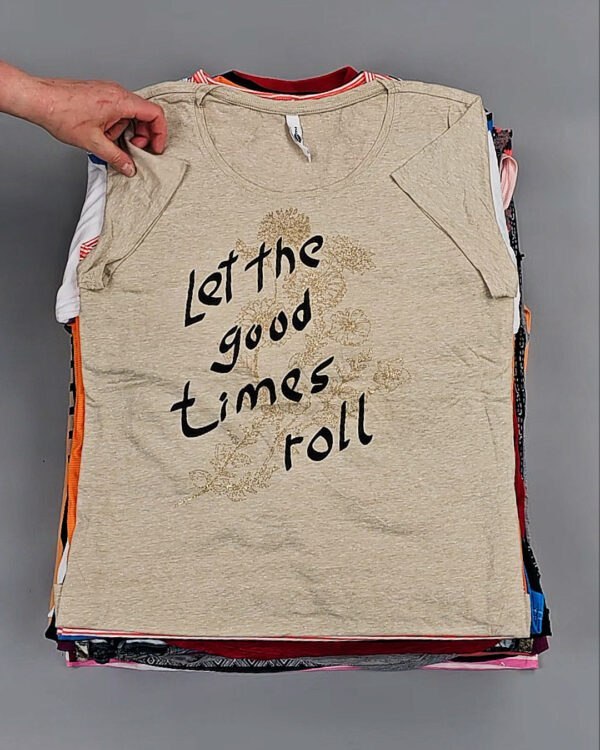 Фотография  671 - Футболки м/ж Cr+Ex#8 кг, ЛОТ № ВК0100 оптом в Орле и Орловской области