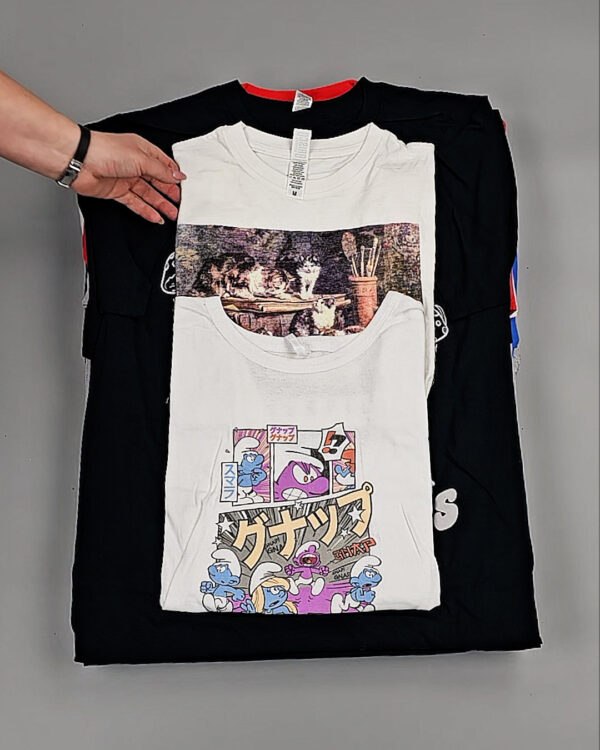 Фотография  756 - Футболки м/ж (Printed T-Shirts New)#5 кг, ЛОТ №8511 оптом в Орле и Орловской области