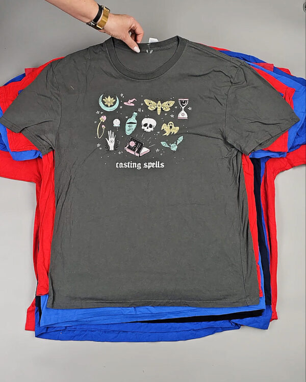 Фотография  191 - Футболки м/ж (Super T-Shirts Printed)#10 кг, ЛОТ СХ-0271 оптом в Орле и Орловской области